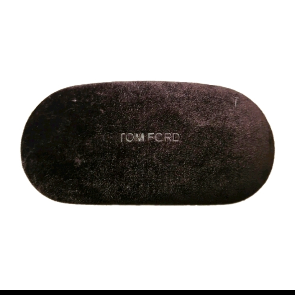 Tom Ford Hard Shell Brown Velvet Luxury Sunglass Case
